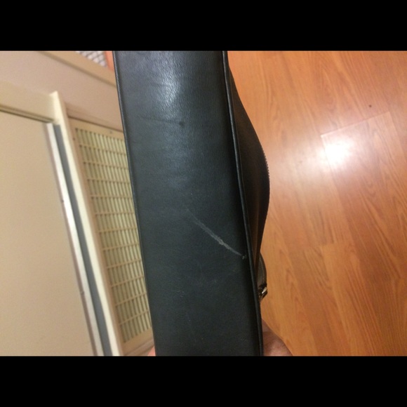 Coach Demi black leather zipper wristlet - Picture 6 of 6